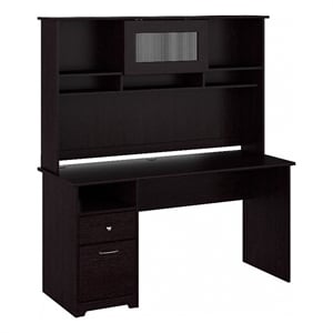 Cabot 60W Computer Desk with Hutch