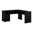 Cabot 60W L Shaped Desk with Drawers in Espresso Oak - Engineered Wood