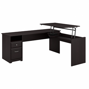Cabot 72W 3 Position Sit to Stand L Desk