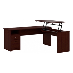 Cabot 72W 3 Position Sit to Stand L Desk