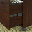 Bush Furniture Key West 2 Drawer Mobile File Cabinet in Bing Cherry