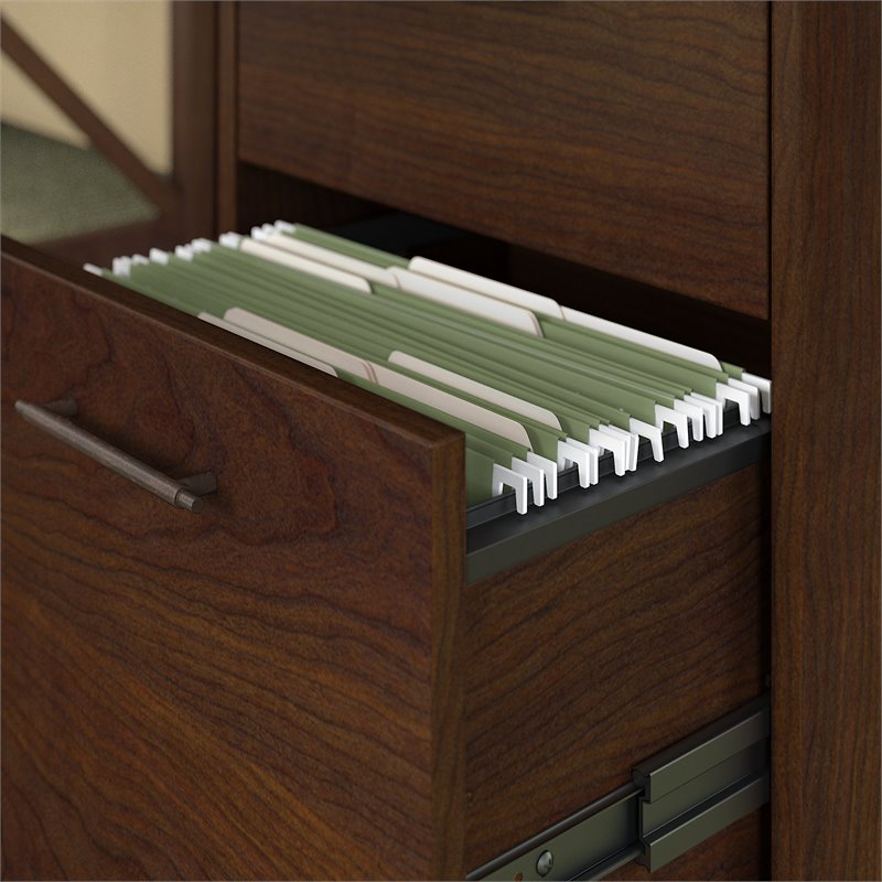 Bush Furniture Key West Collection 2 Drawer Mobile Pedestal in Washed Gray for sale online 