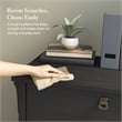 Salinas 2 Drawer Lateral File Cabinet in Vintage Black - Engineered Wood