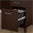 Bush Furniture Somerset 60W Office Desk with File Cabinet & Bookcase in Cherry