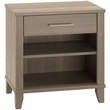Bush Furniture Somerset 2 Piece 6 Drawer Double Dresser and Nightstand Set in Ash Gray