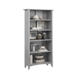 Salinas Tall 5 Shelf Bookcase in Cape Cod Gray - Engineered Wood