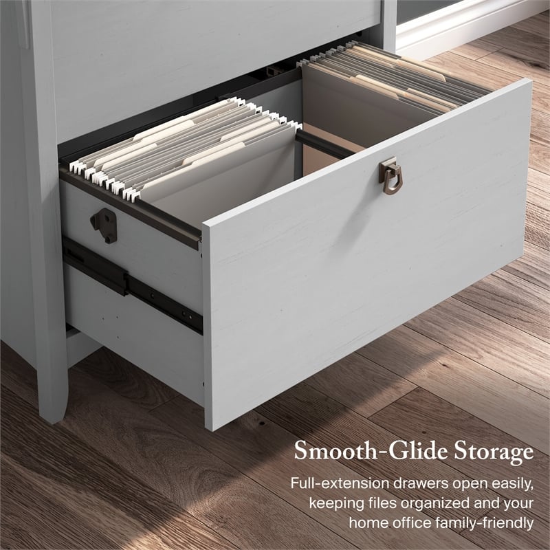 Salinas 2 Drawer Lateral File Cabinet in Cape Cod Gray - Engineered Wood