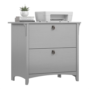 Salinas 2 Drawer Lateral File Cabinet in Cape Cod Gray - Engineered Wood