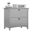 Salinas 2 Drawer Lateral File Cabinet in Cape Cod Gray - Engineered Wood