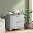 Salinas 2 Drawer Lateral File Cabinet in Cape Cod Gray - Engineered Wood