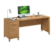 Somerset 72W Office Desk with Drawers in Maple Cross - Engineered Wood