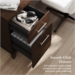 Somerset 72W Office Desk with Drawers in Mocha Cherry - Engineered Wood