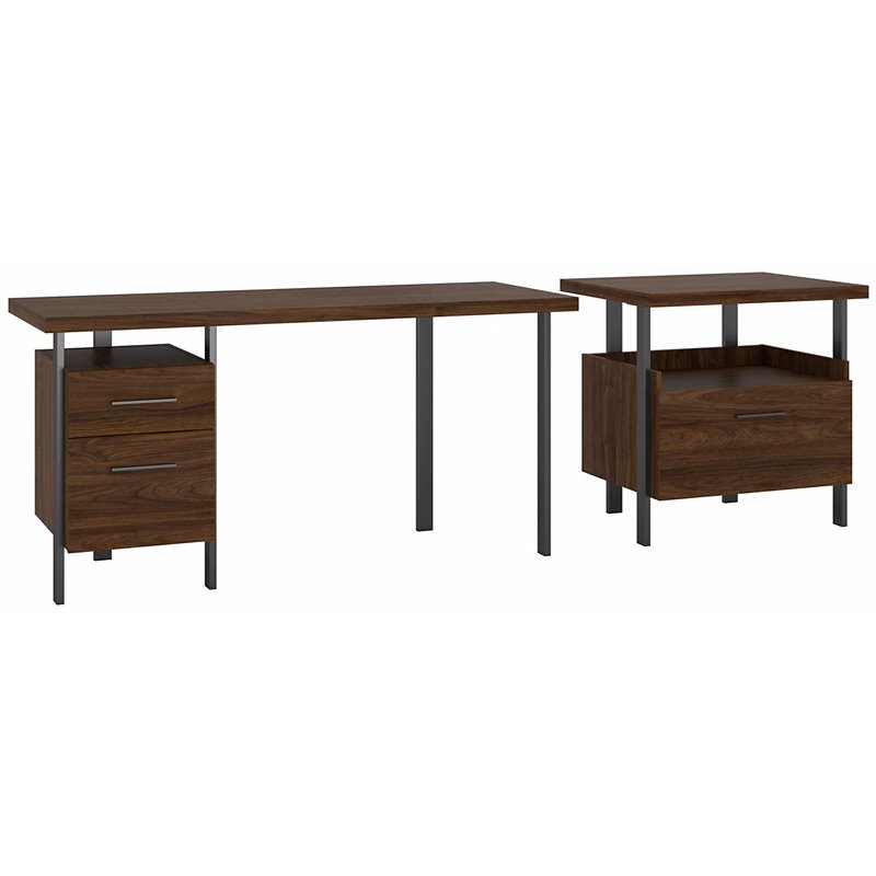 Bush Furniture Architect 60w Writing Desk With Lateral File 60w Writing Desk With Lateral File