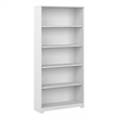 Bush Furniture Cabot 5 Shelf Bookcase in White