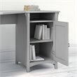 Bush Furniture Salinas 55W Corner Desk with Storage in Cape Cod Gray
