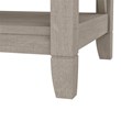 Bush Furniture Key West Console Table with Drawers & Shelves in Washed Gray