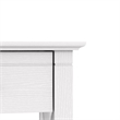 Bush Furniture Key West 60W L Shaped Desk in Pure White Oak