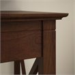 Bush Furniture Key West 60W L Shaped Desk with File Cabinets & Bookcase