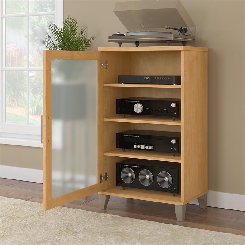 Bush Furniture Somerset Media Storage in Maple Cross