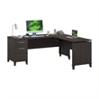 Somerset 72W 3 Position Sit to Stand L Desk in Storm Gray - Engineered Wood