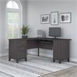 Somerset 60W L Shaped Desk with Storage - Engineered Wood