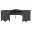 Somerset 60W L Shaped Desk with Storage - Engineered Wood