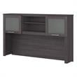 Somerset 60W Desk Hutch in Storm Gray - Engineered Wood