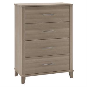 bush furniture somerset chest of drawers in ash gray