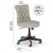 Bush Fairview Mid Back Fabric Office Chair with Adjustable Height in Light Gray
