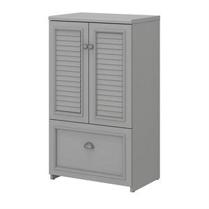 Bush Furniture Fairview Tall Wooden Storage Cabinet with File Drawer