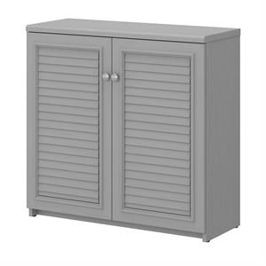 Fairview Small Storage Cabinet with Doors in Cape Cod Gray - Engineered Wood