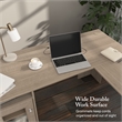 Cabot 60W L Shaped Computer Desk with Storage in Ash Gray - Engineered Wood