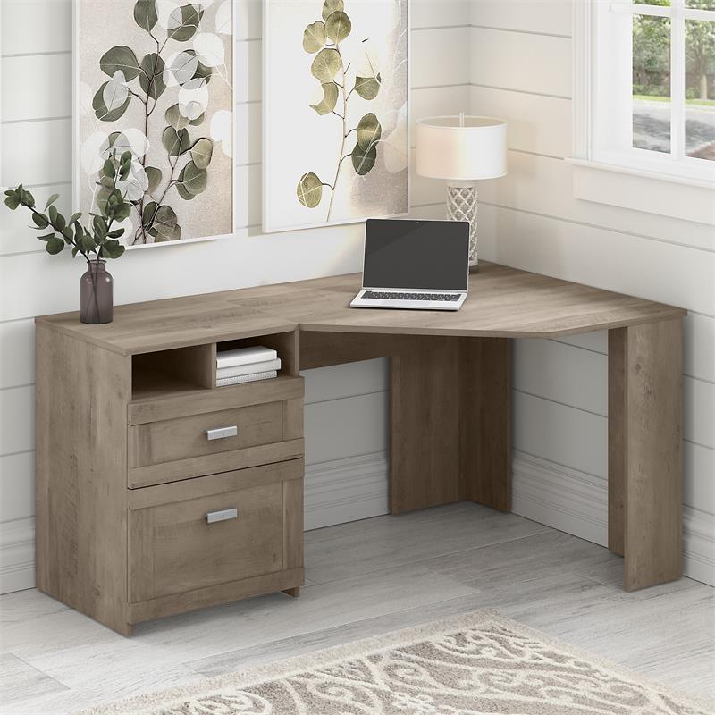 driftwood corner desk