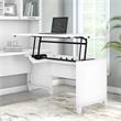 Somerset 42W 3 Position Sit to Stand Return in White - Engineered Wood
