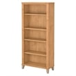 Bush Furniture Somerset 5 Shelf Bookcase in Maple Cross - Engineered Wood