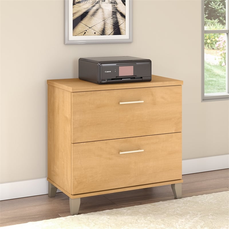 Bush Furniture Somerset Lateral File, Office Furniture Lateral File Cabinet Wood