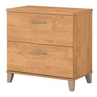 Fairview 2 Drawer Lateral File Cabinet In Antique White Engineered Wood Wc53281 03