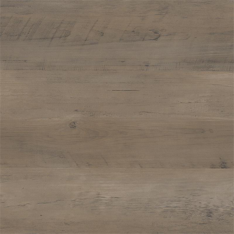 Salinas Small Computer Desk with Hutch in Driftwood Gray - Engineered Wood