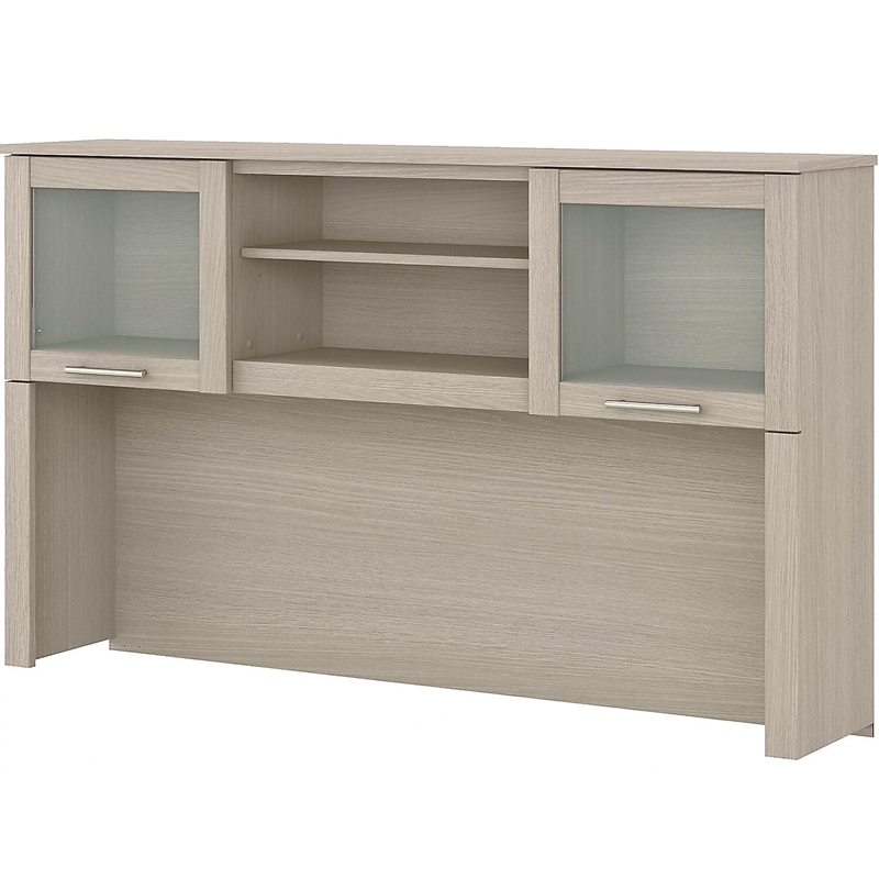 Somerset 60W Desk Hutch in Sand Oak - Engineered Wood