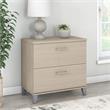 Somerset 2 Drawer Lateral File Cabinet in Sand Oak - Engineered Wood