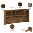 Somerset 72W Desk Hutch - Engineered Wood