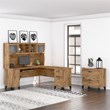 Somerset 72W Desk Hutch - Engineered Wood