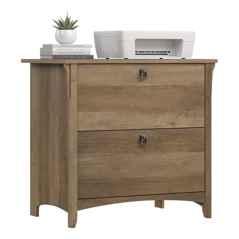 Salinas 2 Drawer Lateral File Cabinet in Reclaimed Pine - Engineered Wood