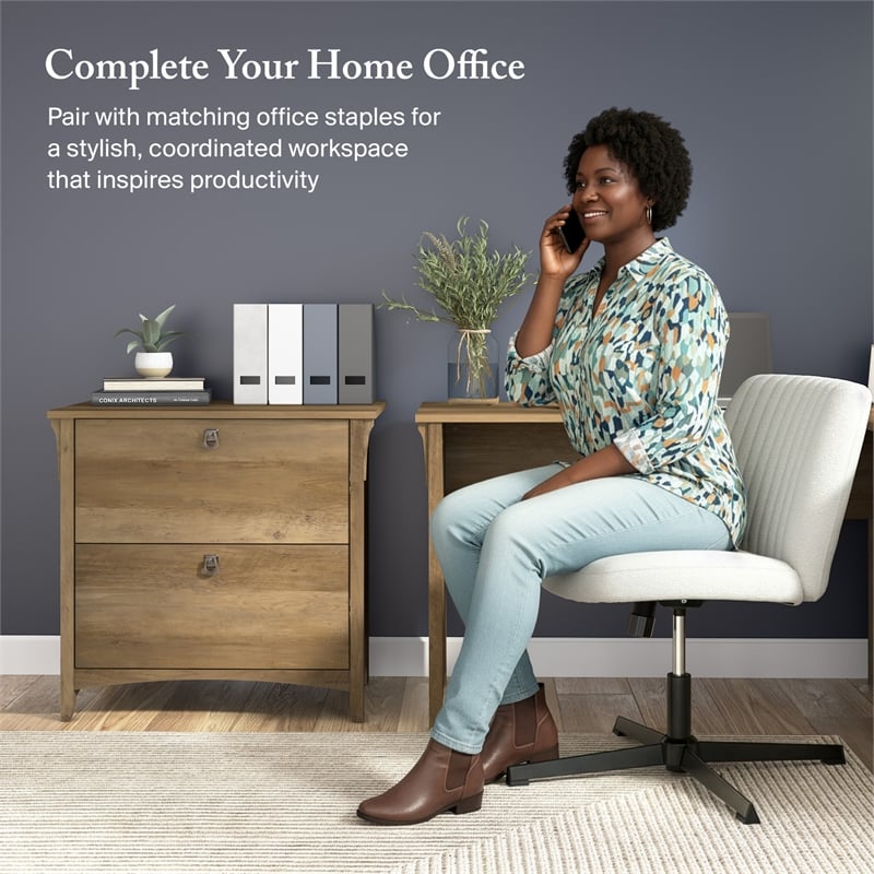 Salinas 2 Drawer Lateral File Cabinet in Reclaimed Pine - Engineered Wood