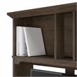 Salinas 60W Hutch for L Shaped Desk in Ash Brown - Engineered Wood