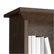 Salinas 60W Hutch for L Shaped Desk in Ash Brown - Engineered Wood