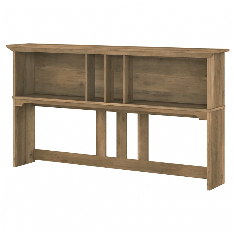 Salinas 60W Hutch for L Shaped Desk in Reclaimed Pine - Engineered Wood