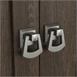 Salinas Kitchen Pantry Cabinet with Doors in Ash Brown - Engineered Wood