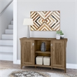 Bush Furniture Salinas Accent Storage Cabinet with Doors in Reclaimed Pine