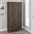 Salinas Tall Storage Cabinet with Doors in Ash Brown - Engineered Wood